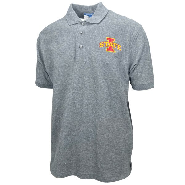 College House I-State Gray Polo